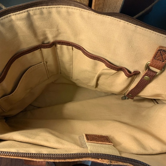 Leather laptop bag Duluth, trading company - Picture 8 of 13